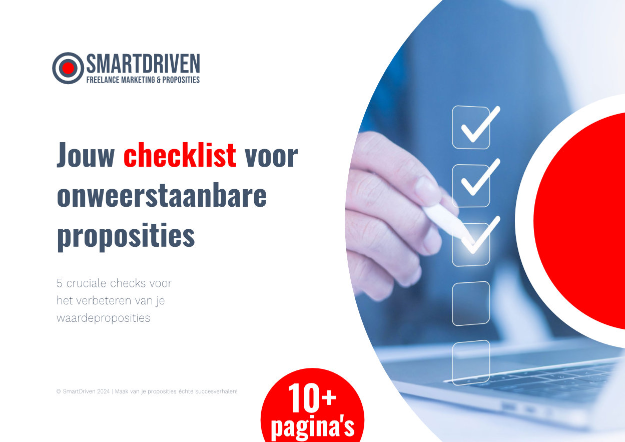 Jouw checklist voor onweerstaanbare proposities (PDF 10+ pagina's)