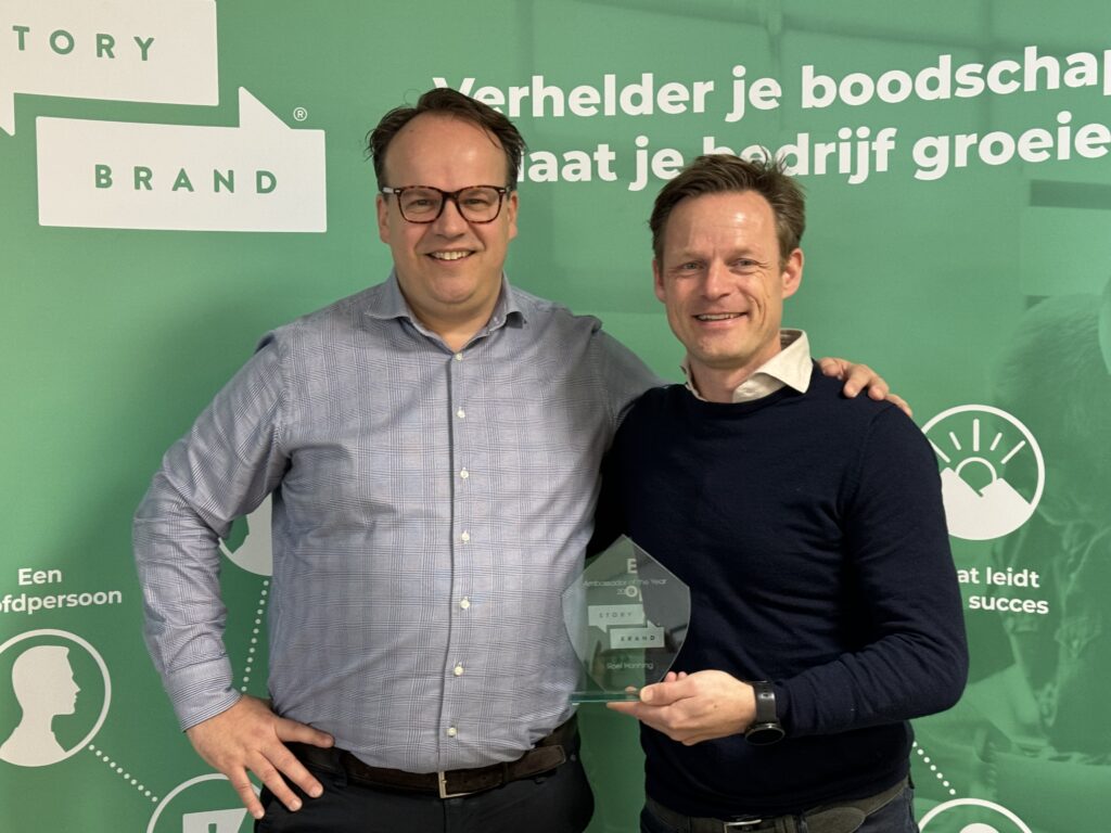 Marketing award - StoryBrand Nederland erkent actief uitdragen van methodiek 