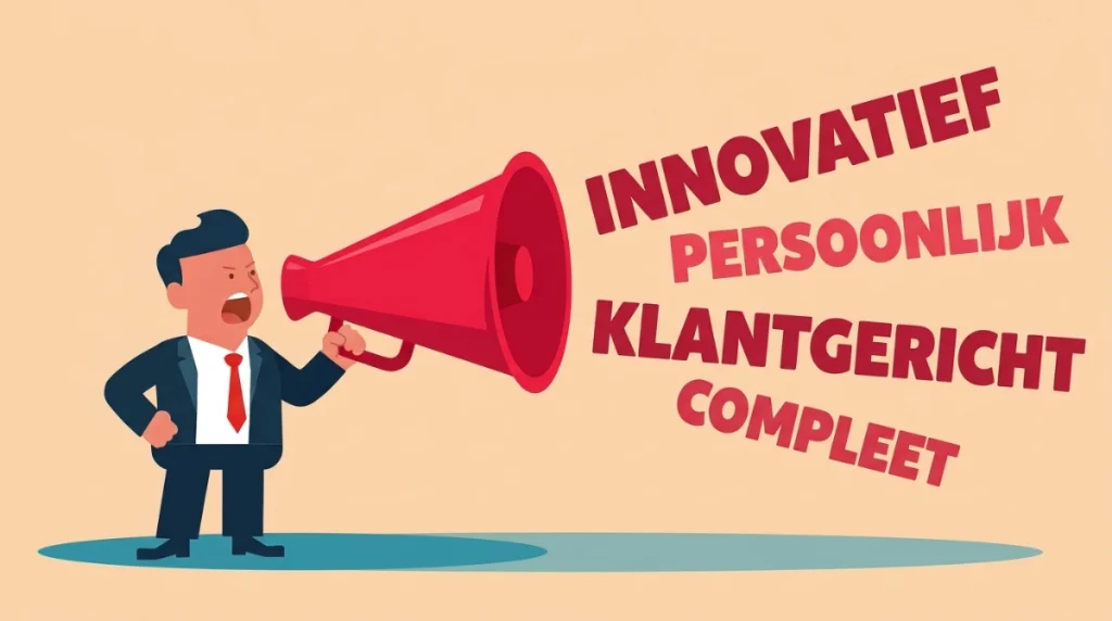Verkeerde productpositionering B2B met loze claims